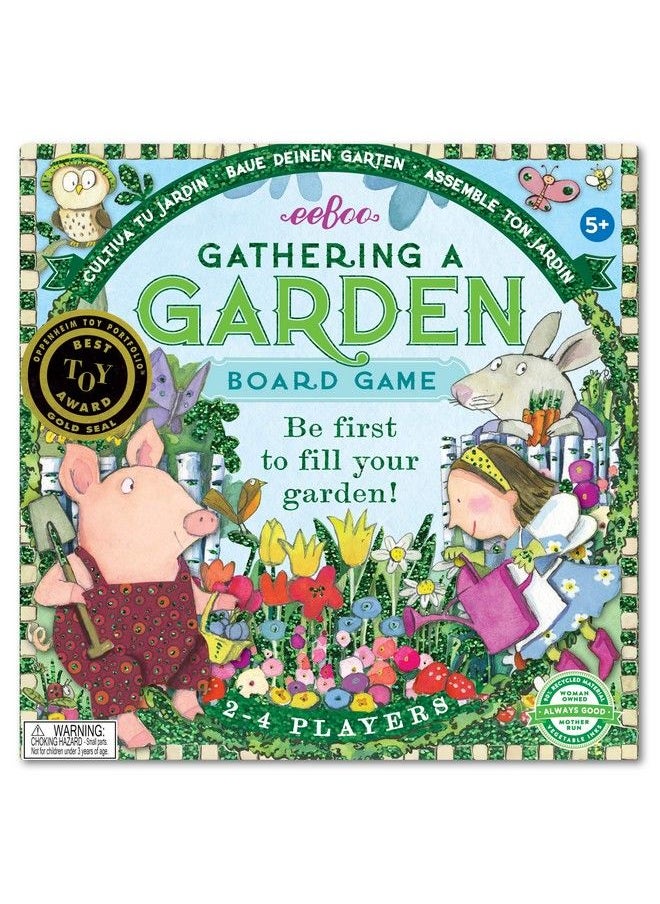 eeboo : Gathering A Garden Board Game Educational Games And Activities That Cultivate Conversation Socialization And Skill Building 2+ Players Perfect For Ages 5 And Up  - Image 1