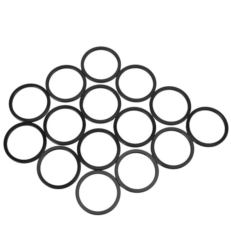 Black Aluminum Alloy Road Bike Bottom Bracket Gasket Flywheel Hub Spacer Set Lightweight - Image 2