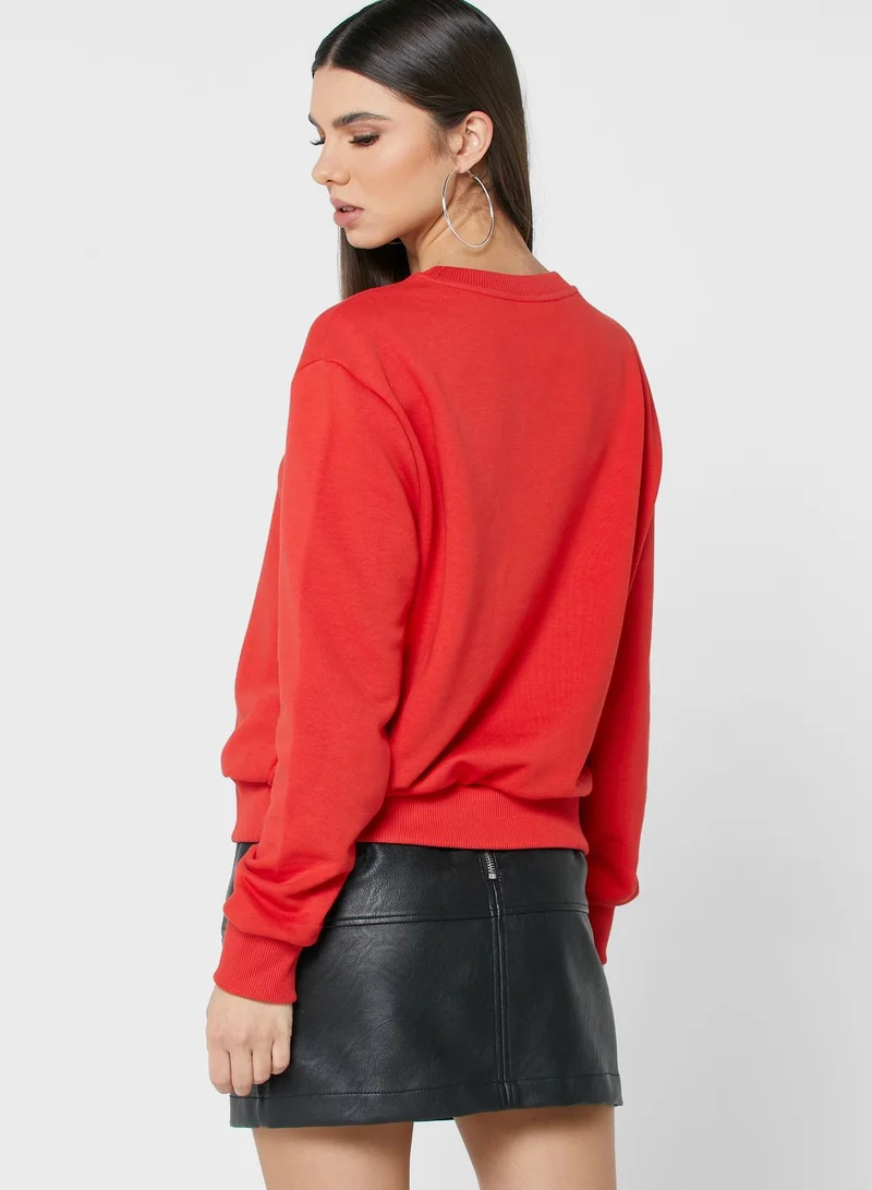KENDALL + KYLIE Round Neck Sweatshirt