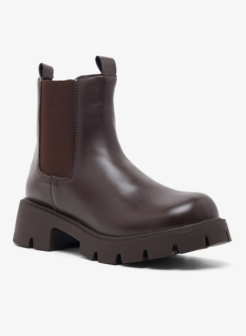 ELLA Ridge Sole Chelsea Ankle Boots