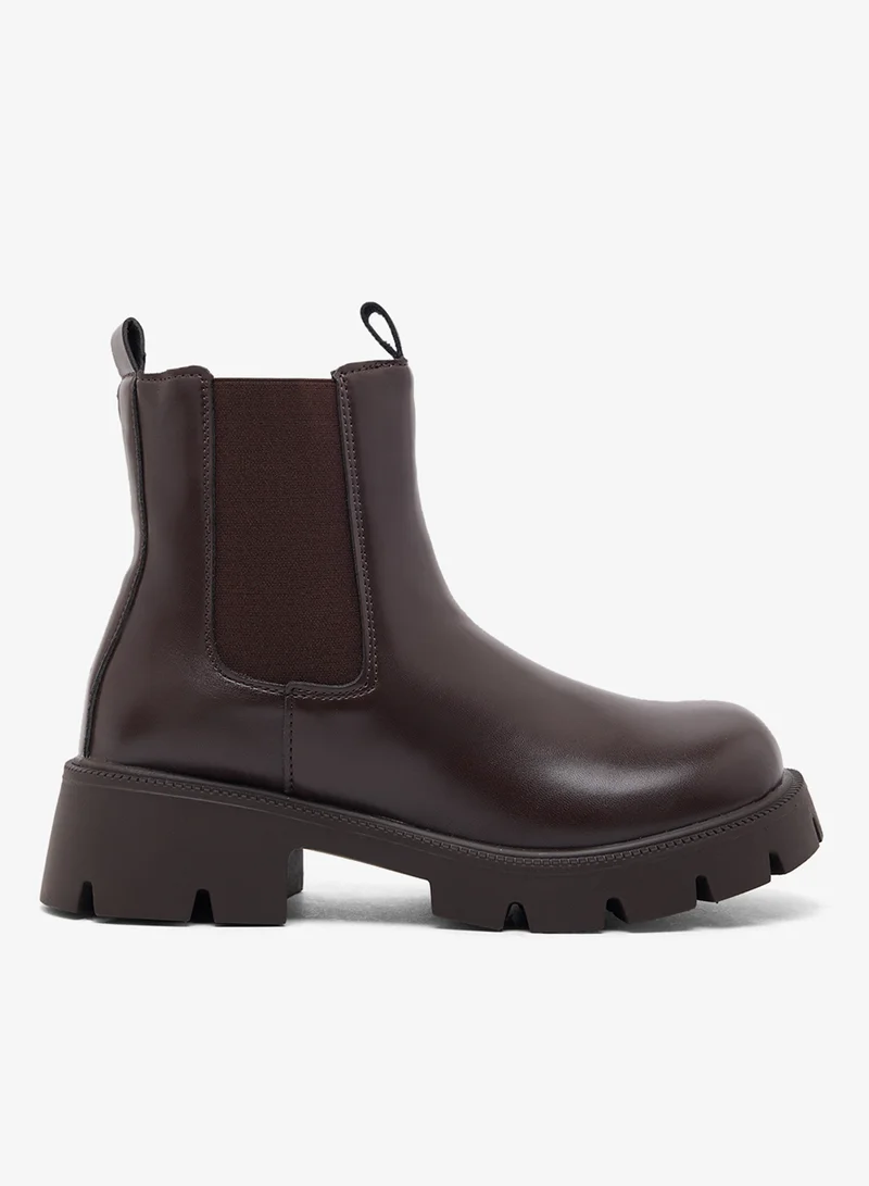 ELLA Ridge Sole Chelsea Ankle Boots