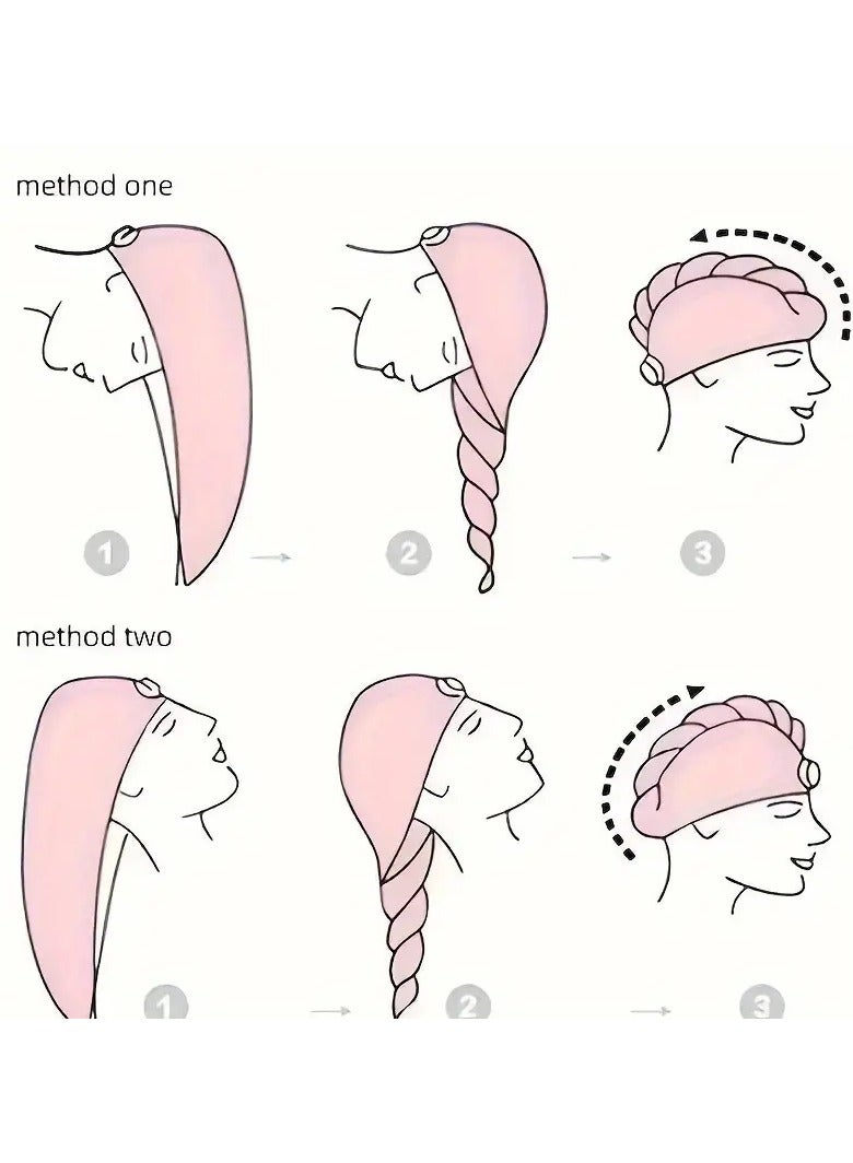 Goolsky Ultra-Soft Coral Velvet Hair Towel Wrap - Quick Dry, Super Absorbent, Women's Shower Cap for Easy Drying - Image 4