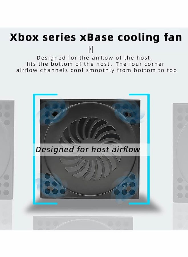 Loquat Cooling Fan for Xbox Series X with 4 Fan and 3 USB Port, External Cooler Turbo, Console Standing Mount Cooling System  - Image 4