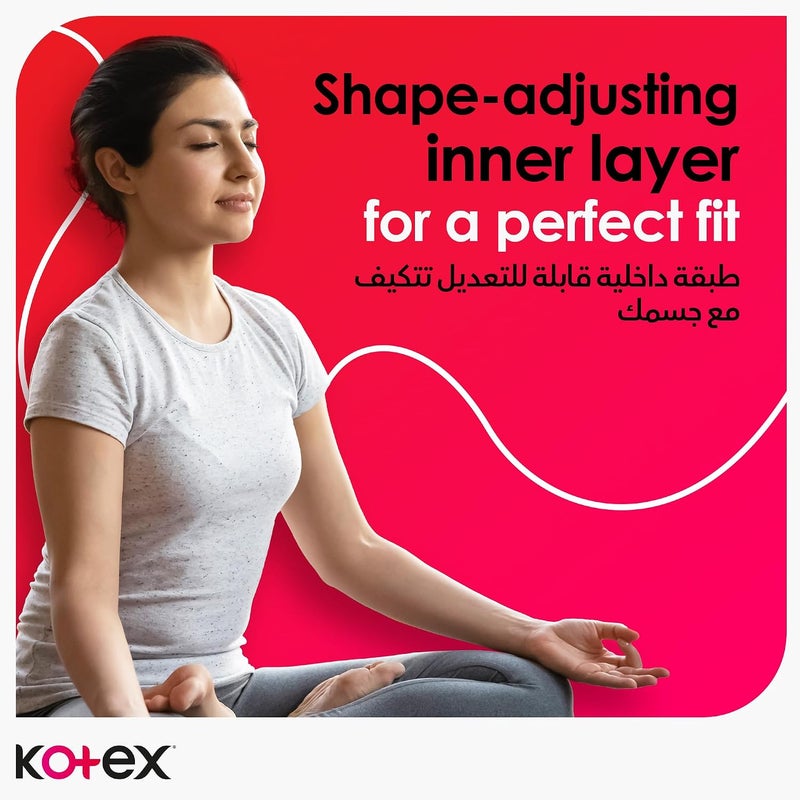 Kotex Ultra Thin Pads, Super Size Sanitary Pads with Wings, 16 Sanitary Pads - Image 5