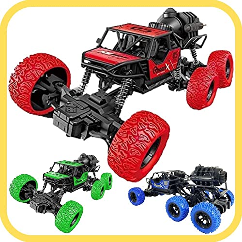 Sunzita® Remote Control Monster Truck for Boys 6+ Years I Smock Monster Truck with Rechargeable Battery,Big Size 6 Wheel Rock car I Multicolour I Pack of 1 - Image 1