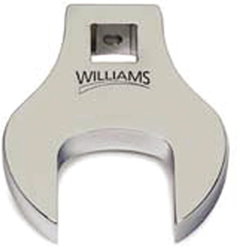 3/8" Drive SAE 1-1/8" Open-End Crowfoot Wrench, Engineered for Fast, Secure Engagement on Both 6-Point and 12-Point Fasteners in Hard-to-Reach Areas