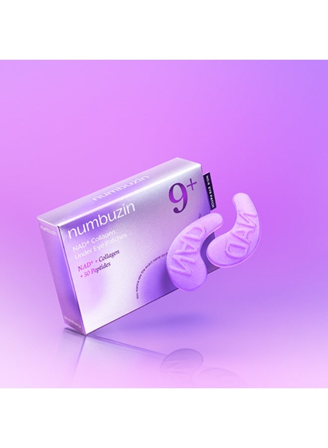 numbuzin - No.9 NAD+ Collagen Under Eye Patches