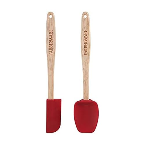 Farberware Strawberry Pro Mini Silicone Spatulas, Set of 2, Heat-Resistant Kitchen Tools - Image 3