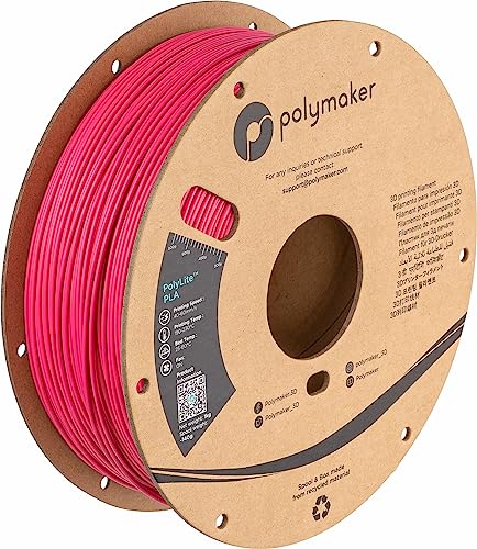 Polymaker PLA Filament, Magenta 3D Printing PLA Filament 1.75mm 1kg - PolyLite 3D Printer PLA Filament, Dimensional Accuracy +/- 0.03mm, Compatible with Most 3D Printer, Magenta - Image 5