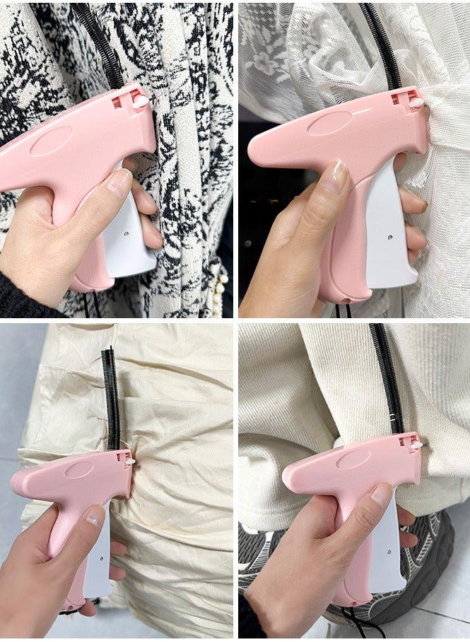 Fine Stitch Gun Stitchy Quick Garment Fastener, Micro Marking Gun for Garments with 5 Fine Needles and 1000 Fasteners, Mini Quick Adhesive Sewing Gun Hemming Tool - Image 5