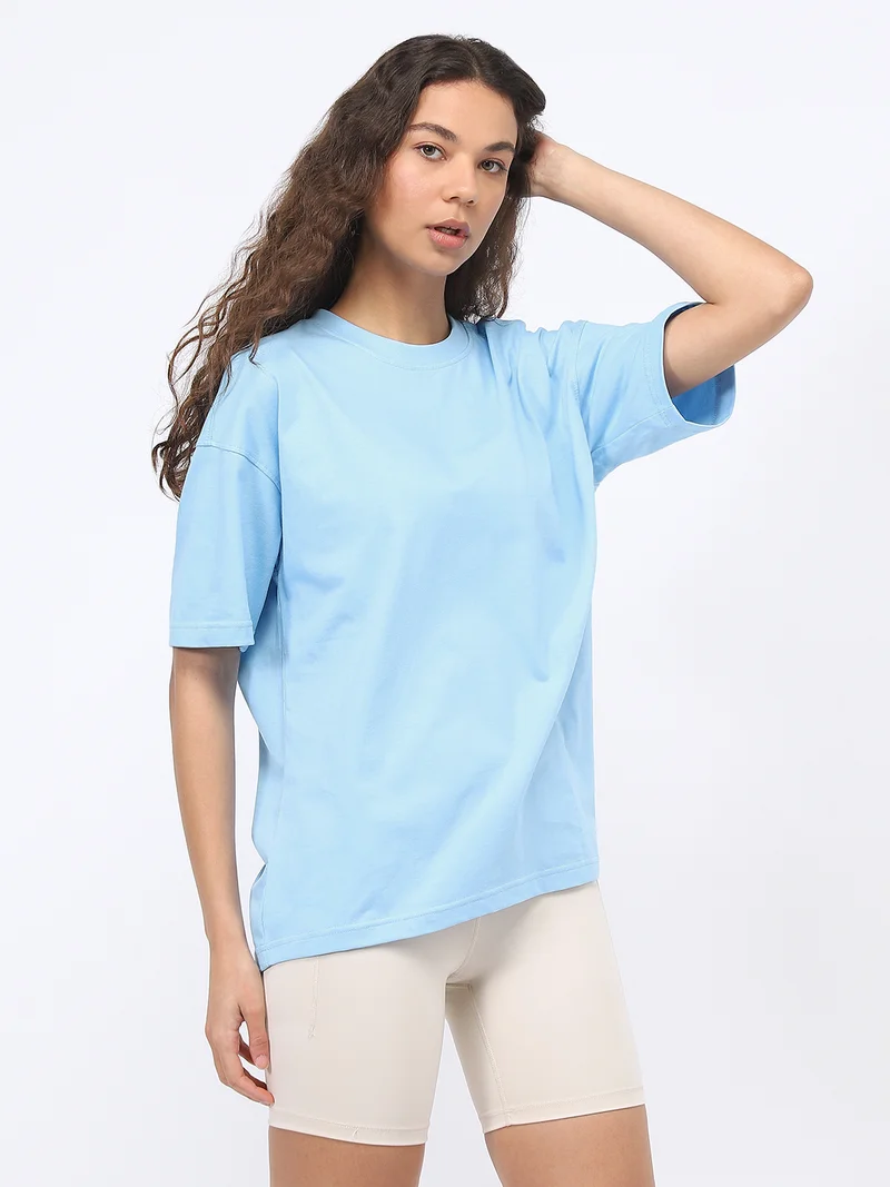 NOBERO Nobero Women Oversized Cotton  T-shirt