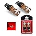 LASFIT LASFIT 7443 7440 7444 LED Brake Light Tail Stop Parking Light Bulb W21W / WY21W/992, Red Light (2pcsÃ¯Â¼â€°  - Image 2