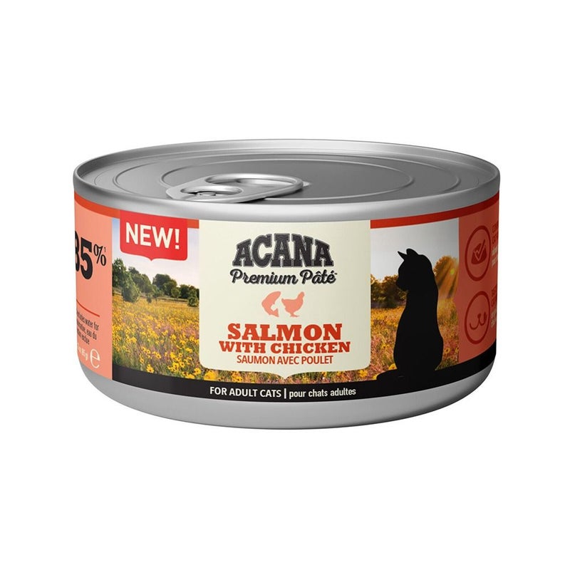 Acana Premium Salmon & Chicken Pate Cat Wet Food  85G