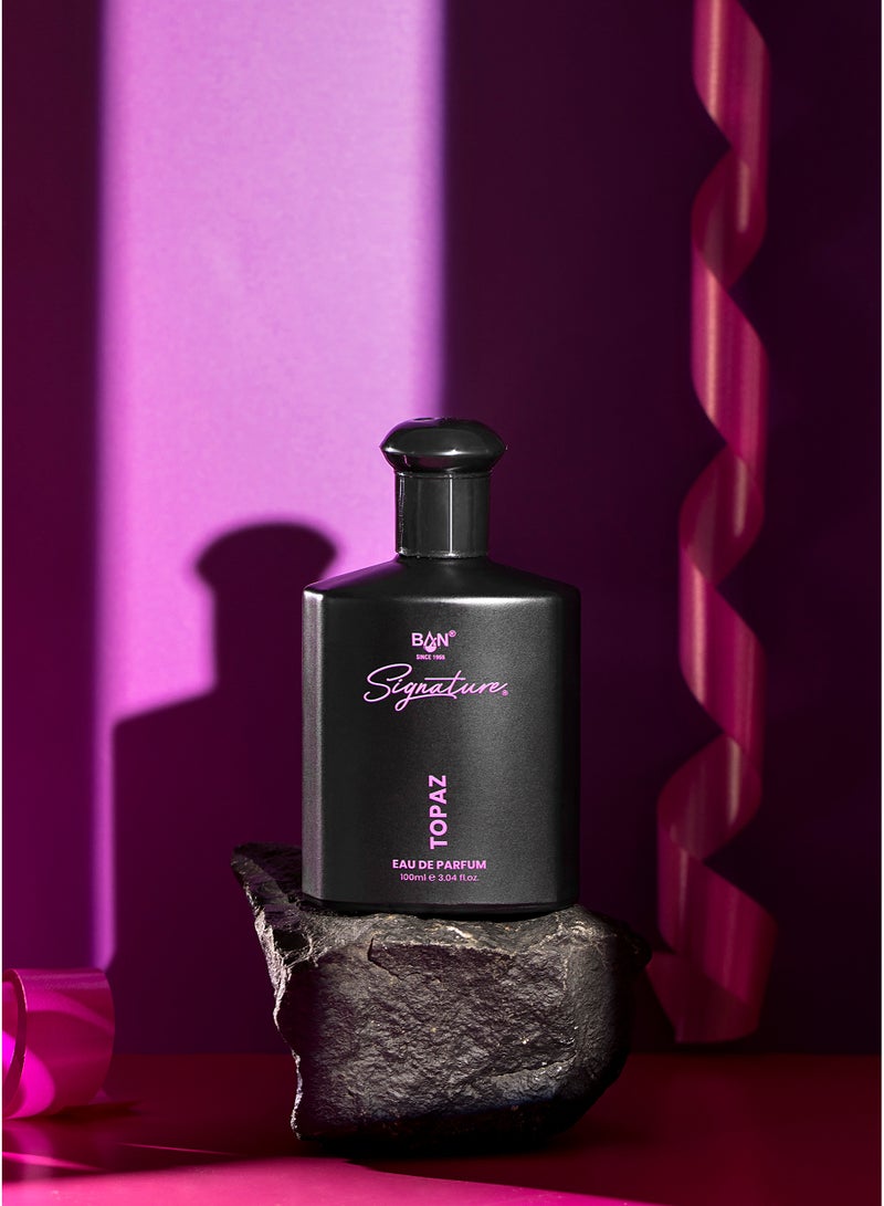 Signature Ruby Eau de Parfum for Men Long Lasting Aromatic Woody Perfume, 100ml - Image 5