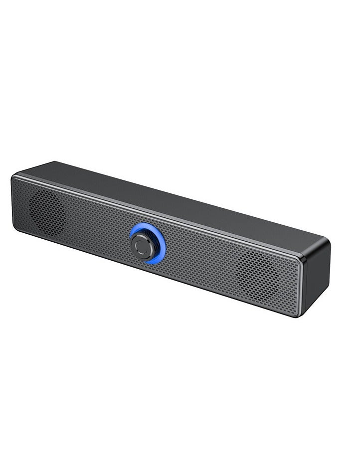 Bluetooth  wired speaker, Computer Speaker, USB powered soundbar with volume knob  - Image 1