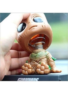 Trunkin Trunkin Groot Bobblehead Rubber Action Figure Bobble Head Car Accessory,10 X 10 X 1 cm ,Multicolor  - Image 5