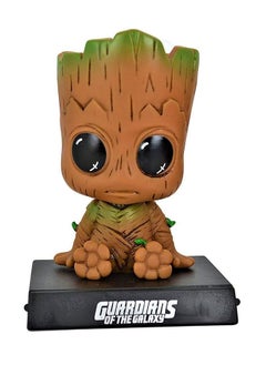 Trunkin Trunkin Groot Bobblehead Rubber Action Figure Bobble Head Car Accessory,10 X 10 X 1 cm ,Multicolor  - Image 1