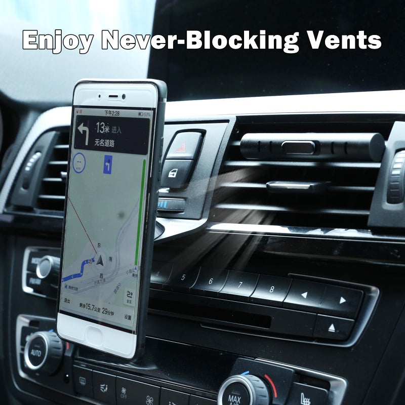LLKUANG حامل هاتف محمول للسيارة متوافق مع BMW 3 4 سلسلة M3 M4 F30 F31 F32 F33 F34 F36 F80 F82 F83 حامل هاتف دوار بزاوية 360 درجة ملحقات (مغناطيس) مقترح شراء النمط B - Image 2