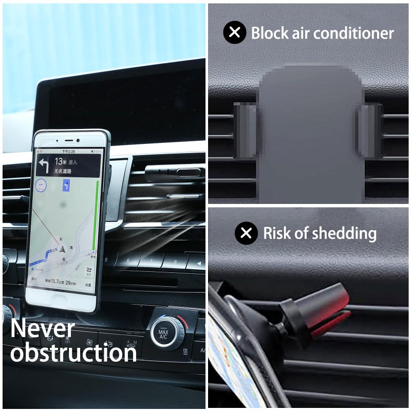 LLKUANG حامل هاتف محمول للسيارة متوافق مع BMW 3 4 سلسلة M3 M4 F30 F31 F32 F33 F34 F36 F80 F82 F83 حامل هاتف دوار بزاوية 360 درجة ملحقات (مغناطيس) مقترح شراء النمط B - Image 4