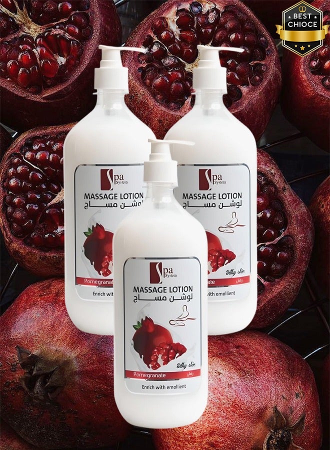 سبا سيستم 3 قطع لوشن تدليك بالرمان غني بالمطريات - Image 1