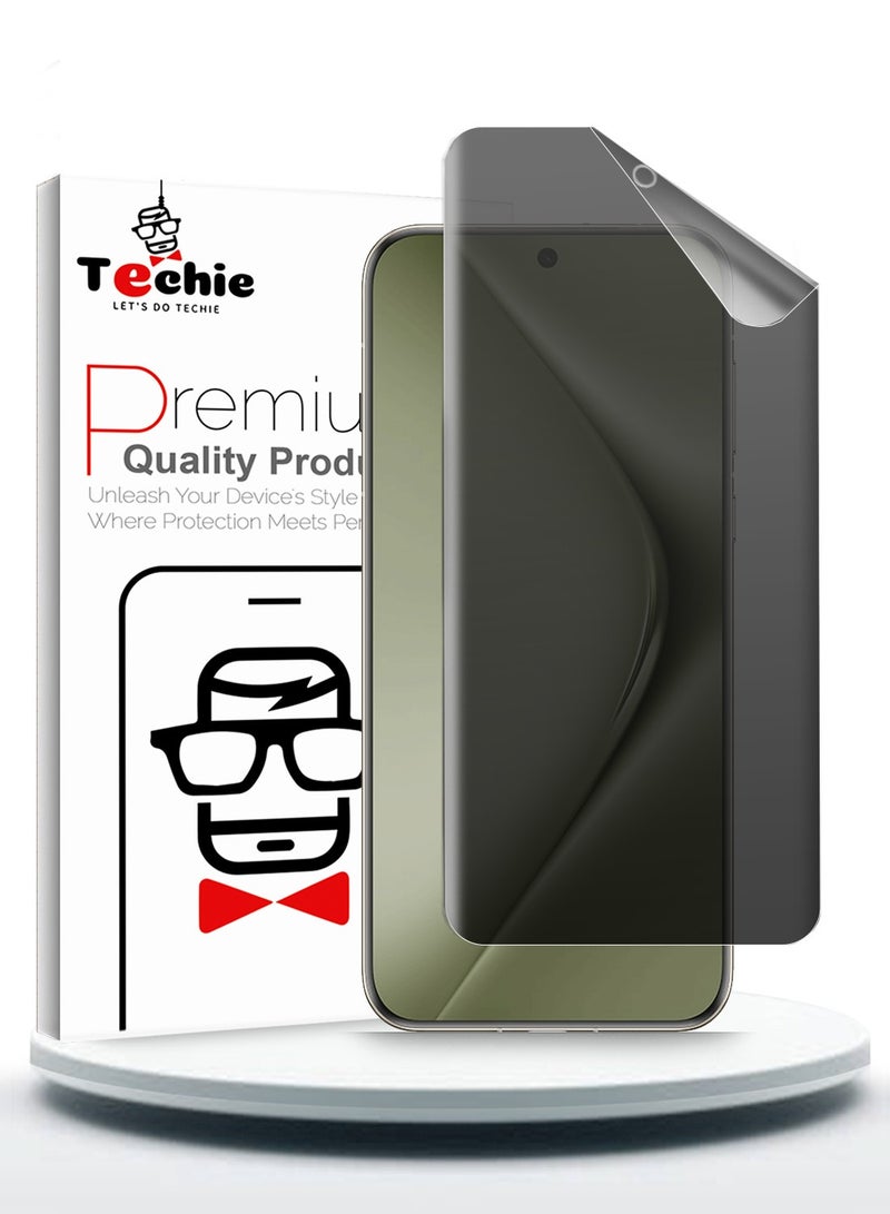 Techie Huawei Pura 70 Pro / Pura 70 Ultra 5G 2024 Full Cover Matte Ceramic Privacy Screen Protector - Explosion-Proof, Anti-Bubble, Anti-Fingerprint  - Image 1