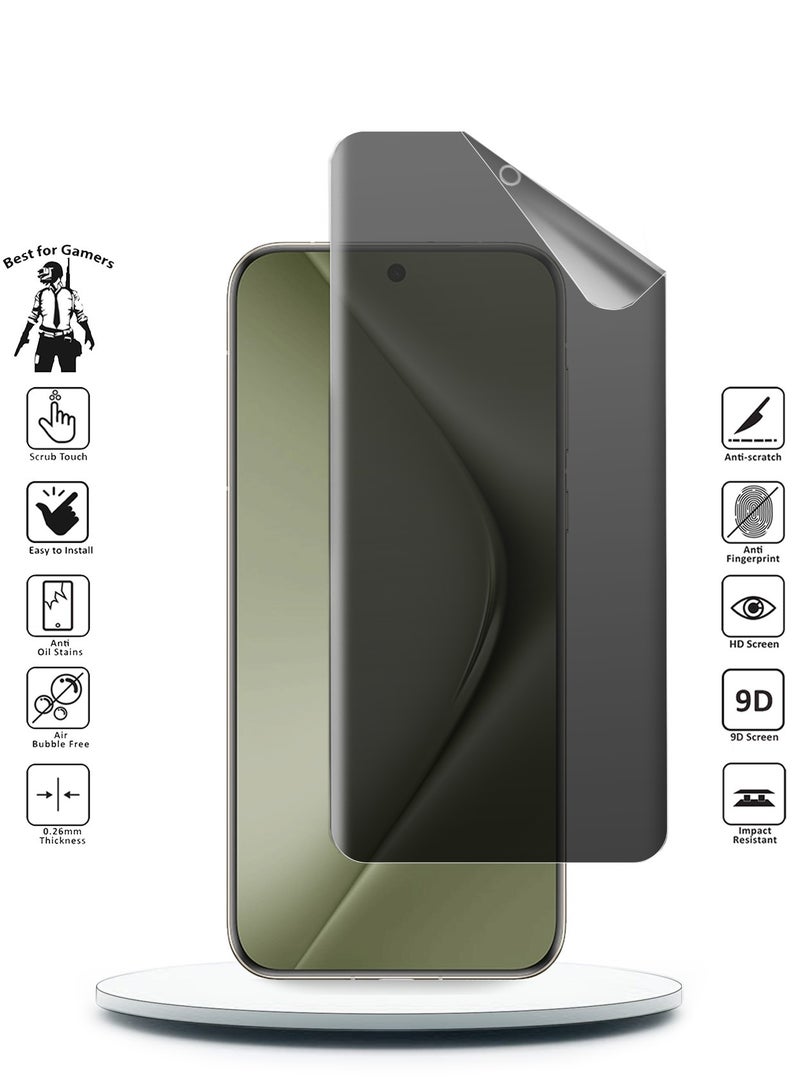 Techie Huawei Pura 70 Pro / Pura 70 Ultra 5G 2024 Full Cover Matte Ceramic Privacy Screen Protector - Explosion-Proof, Anti-Bubble, Anti-Fingerprint  - Image 2