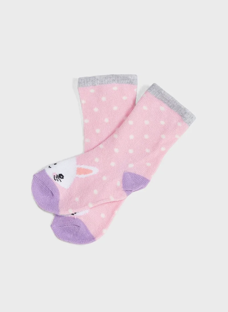 MINOTI Infant 5 Pack Assorted Socks