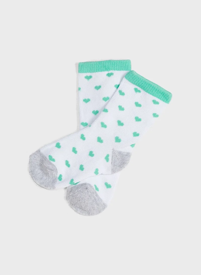 MINOTI Infant 5 Pack Assorted Socks