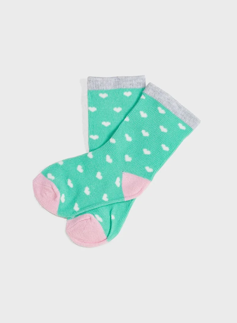 MINOTI Infant 5 Pack Assorted Socks