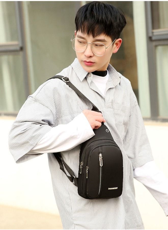 DUNISO - Waterproof Sling Bag Crossbody Backpack for Men Sling Backpack Hiking Daypack Multipurpose Cross Body Chest Bag With USB Charging Port - Image 1
