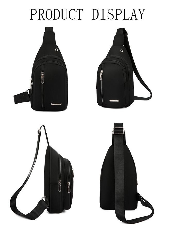 DUNISO - Waterproof Sling Bag Crossbody Backpack for Men Sling Backpack Hiking Daypack Multipurpose Cross Body Chest Bag With USB Charging Port - Image 1
