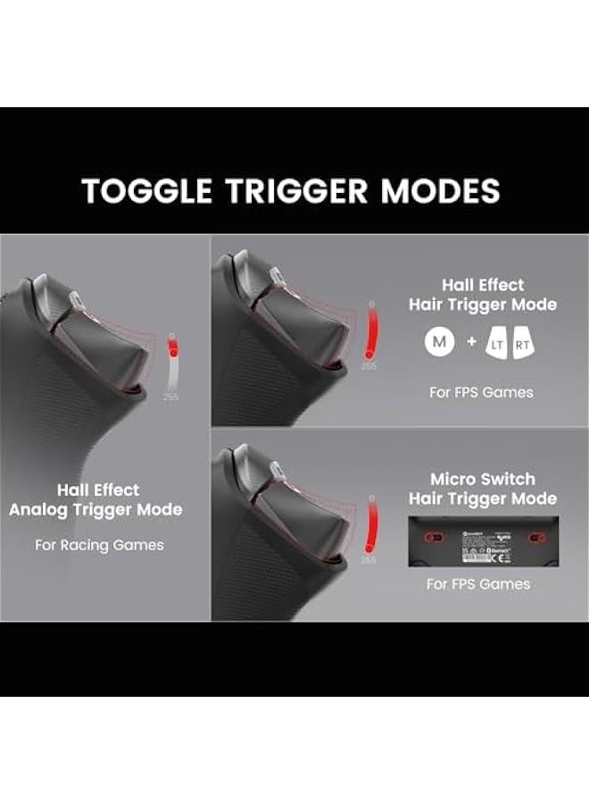 Tarantula Pro Wireless PC Controller Switchable Face ons & Mag-Res TMR Joysticks, 9 Mappable ons,Multi-Platform Controller for PC/Switch/iOS/Android,RGB Lighting,1200mAh - Image 4