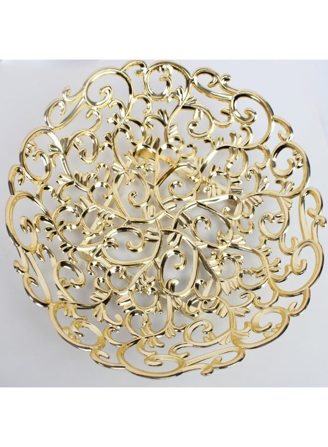Madhoor Elegant Gold Gift Tray 30cm 