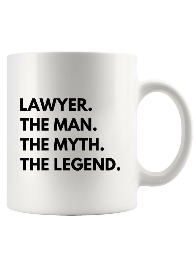 Panvola Lawyer Mug The Man Myth Legend Law Students Judge Gifts Ceramic Mug Law School Graduation Gift 11 ounces Coffee Cup - Image 1