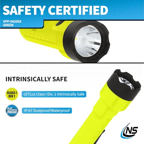 Nightstick XPP-5420GX UL913 Intrinsically Safe Flashlight, Green/Black - Image 5