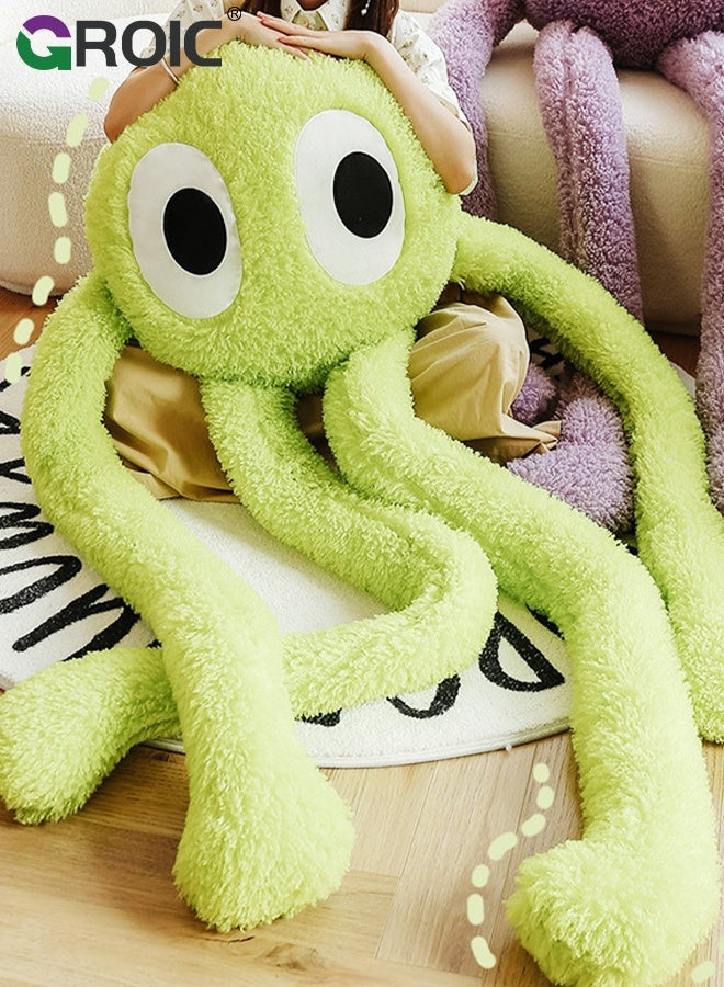 جرويك اخطبوط بارجل طويلة، لعبة قطيفة كبيرة محشوة على شكل اخطبوط، وسادة، حيوانات البحر المحشوة على شكل اخطبوط، هدية للاطفال - Image 2