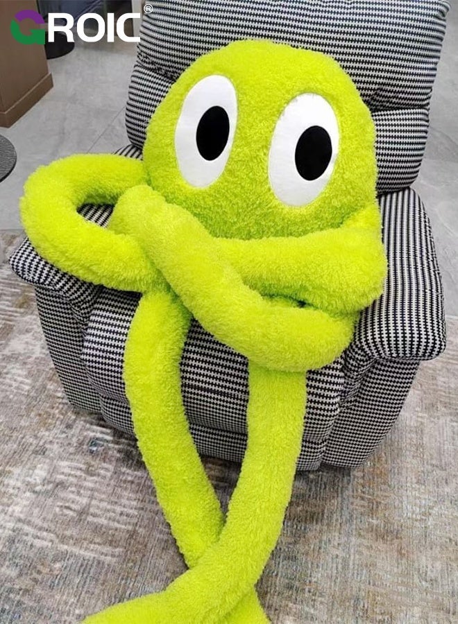 جرويك اخطبوط بارجل طويلة، لعبة قطيفة كبيرة محشوة على شكل اخطبوط، وسادة، حيوانات البحر المحشوة على شكل اخطبوط، هدية للاطفال - Image 3