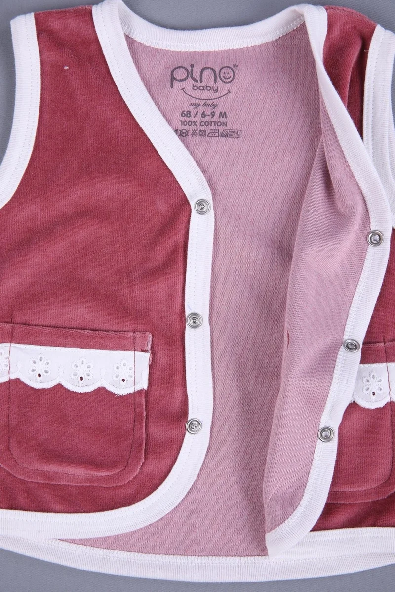 بيبي هولا Velvet Pocketed Baby Kids Vest 1701