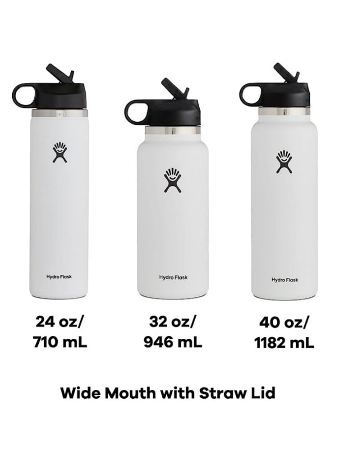 Hydro Flask Stainless Steel Vacuum Insulated Water Bottle Outdoor Sports Kettle Thermos Cup 946ml 32oz White  - Image 3