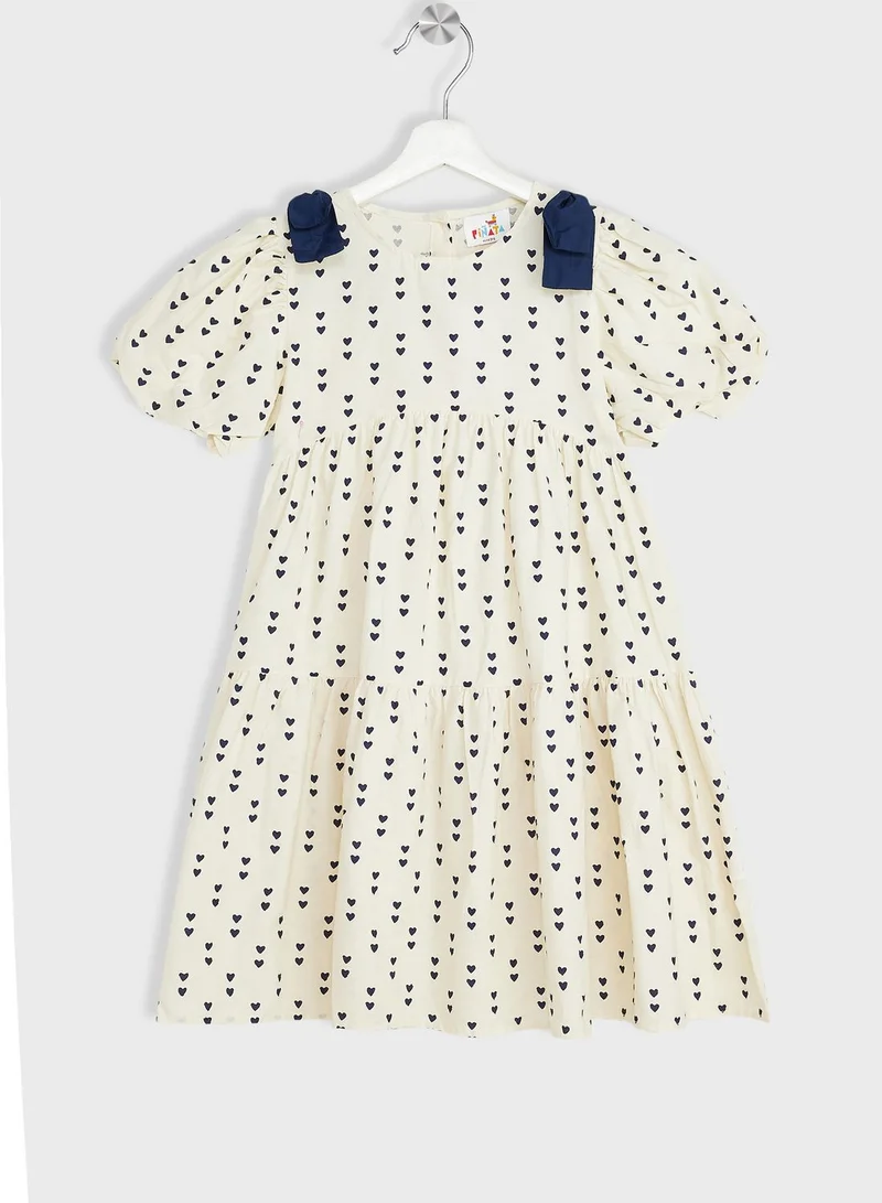 Pinata Girls Dotted Fluffy Dress