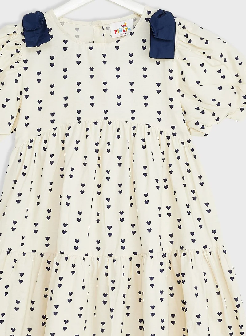 Pinata Girls Dotted Fluffy Dress