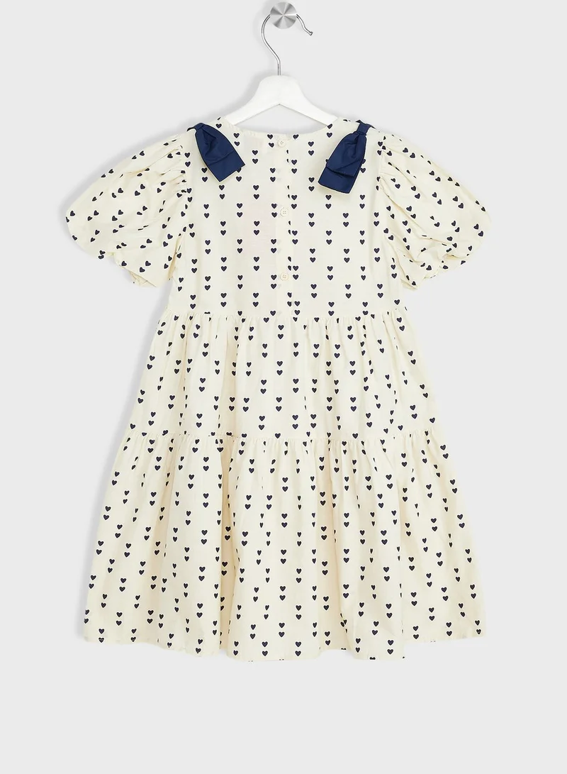 Pinata Girls Dotted Fluffy Dress
