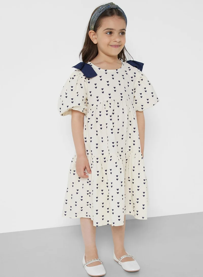 Pinata Girls Dotted Fluffy Dress