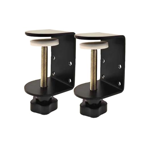 Jhanw Small C Clamps 2 Inch with 4 Small Holes in the Back, 2-Pack Adjustable Desk C-Clamp for Range 0.39"~2", Versatile Clamp for Brake, Parts Assembly, Fastening, Welding, Woodwork, Metal Work - Image 4