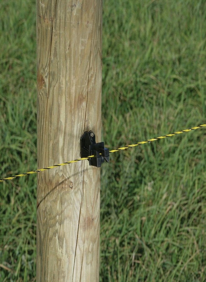 Zareba IWNB-Z Slant Nail Insulator, 25 per Bag,Black - Image 3