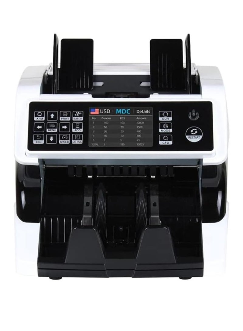 Crony Multi-currency Money Counting Machine Cash Detector Machine Dual CIS Image Recognition Verification Machine - Image 5