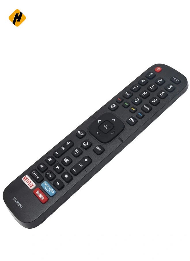 Remote Control Replacement for Hisense 4K UHD TV 58A7100F 65A7100F 43A7100F 50A7100F A7100F 55A7100F 75A7100F with battery