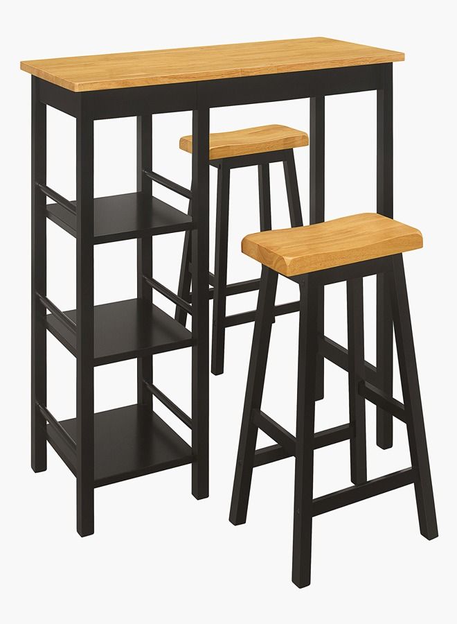 Home Box مجموعة طعام مرتفعة ذات مقعدين تريجر 48x90.8x108 سم - Image 2