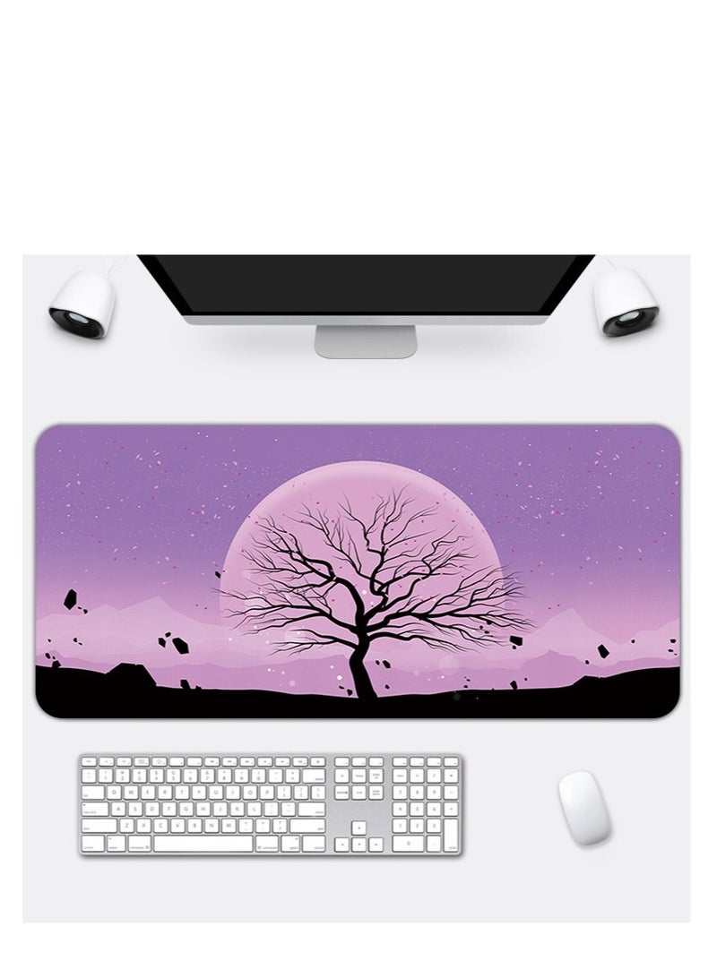 Y&D Gaming Mouse Pad,Extended Large Mat Desk Pad, Stitched Edges Mousepad, Long Non-Slip Rubber Base Mice Pad(31.5x11.8x0.12 Inch)