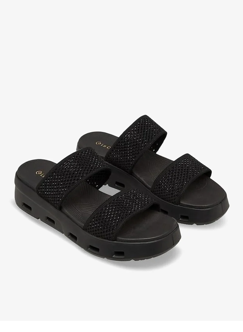 لو كونفورت صنادل نسائية مطرزة من نسيج فلاي نيت تشكيلة رمضان